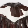 Harper Fringe Jacket :: Brown Mix