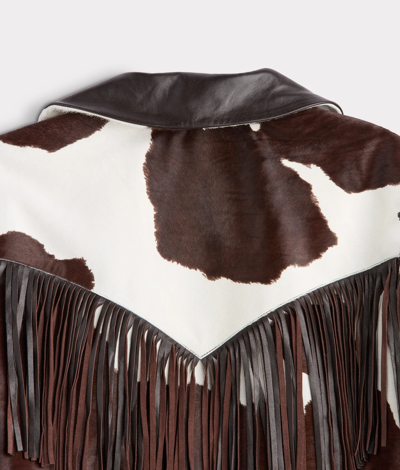 Harper Fringe Jacket :: Brown Mix