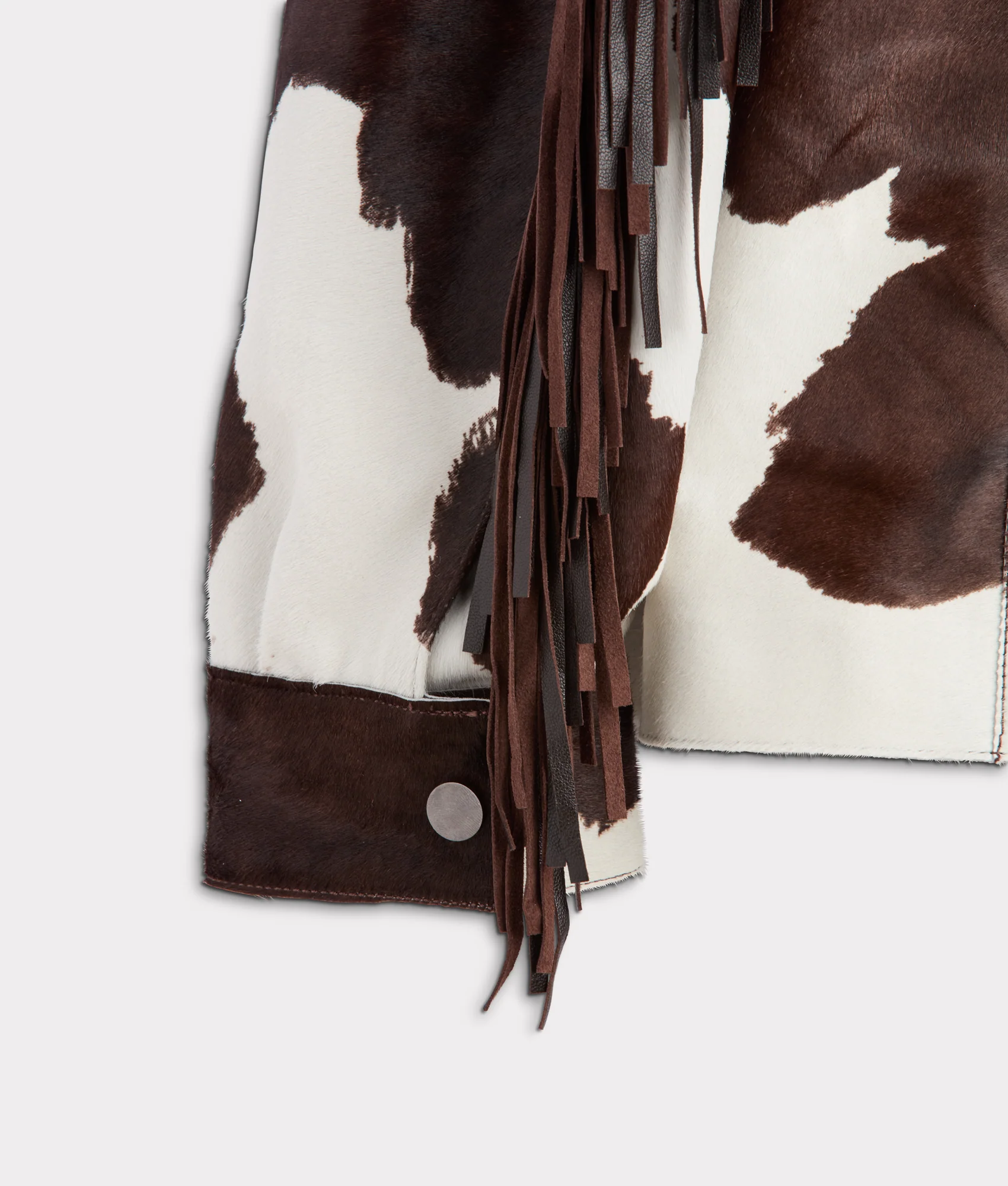 Harper Fringe Jacket :: Brown Mix