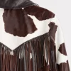 Harper Fringe Jacket :: Brown Mix