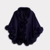 Arden Cashmere Wrap :: Navy