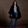 Arden Cashmere Wrap :: Navy
