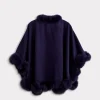 Arden Cashmere Wrap :: Navy