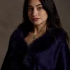Arden Cashmere Wrap :: Navy