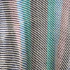 Aline Fringe Cape :: Striped Blue