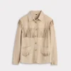 Olathe Fringe Jacket :: Sand