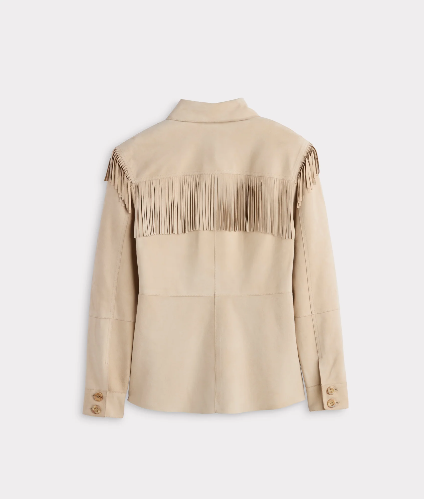 Olathe Fringe Jacket :: Sand