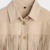 Olathe Fringe Jacket :: Sand