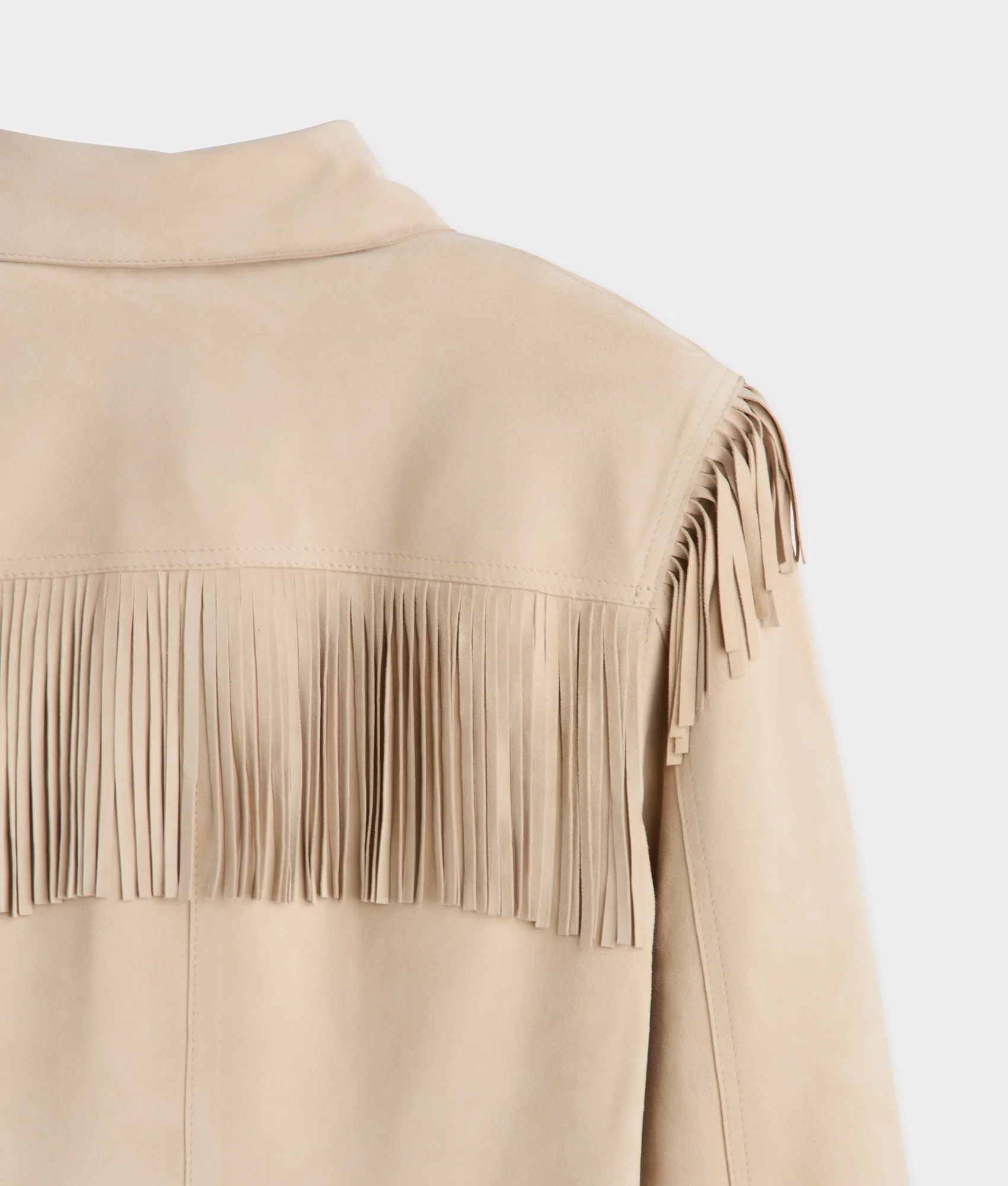 Olathe Fringe Jacket :: Sand