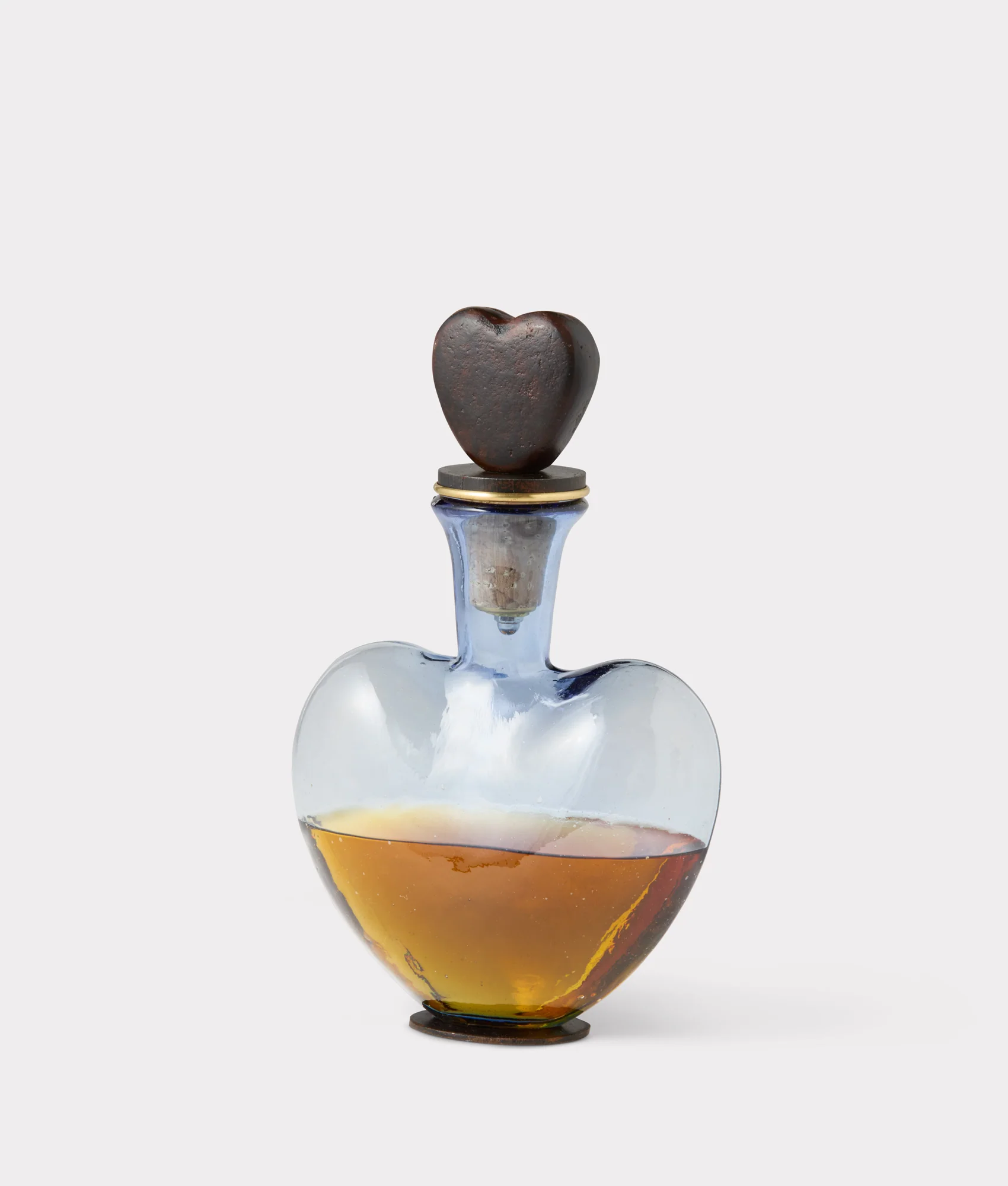 Azalea Heart Decanter :: Blue
