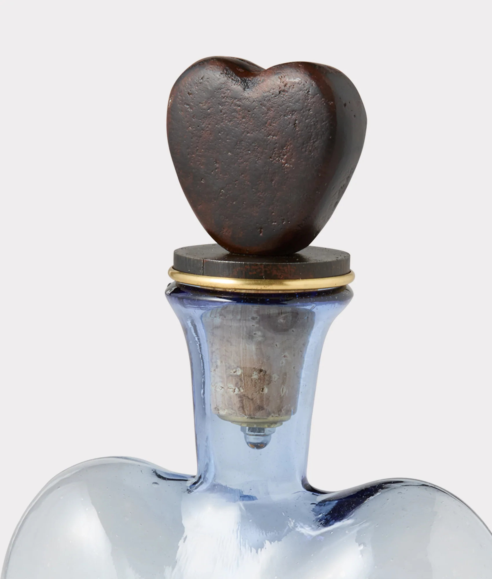 Azalea Heart Decanter :: Blue