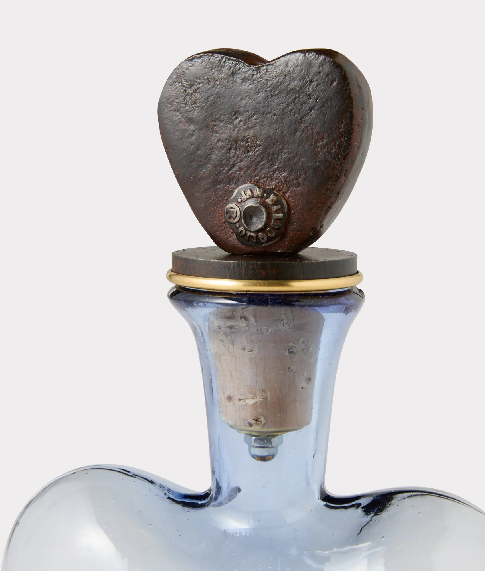 Azalea Heart Decanter :: Blue