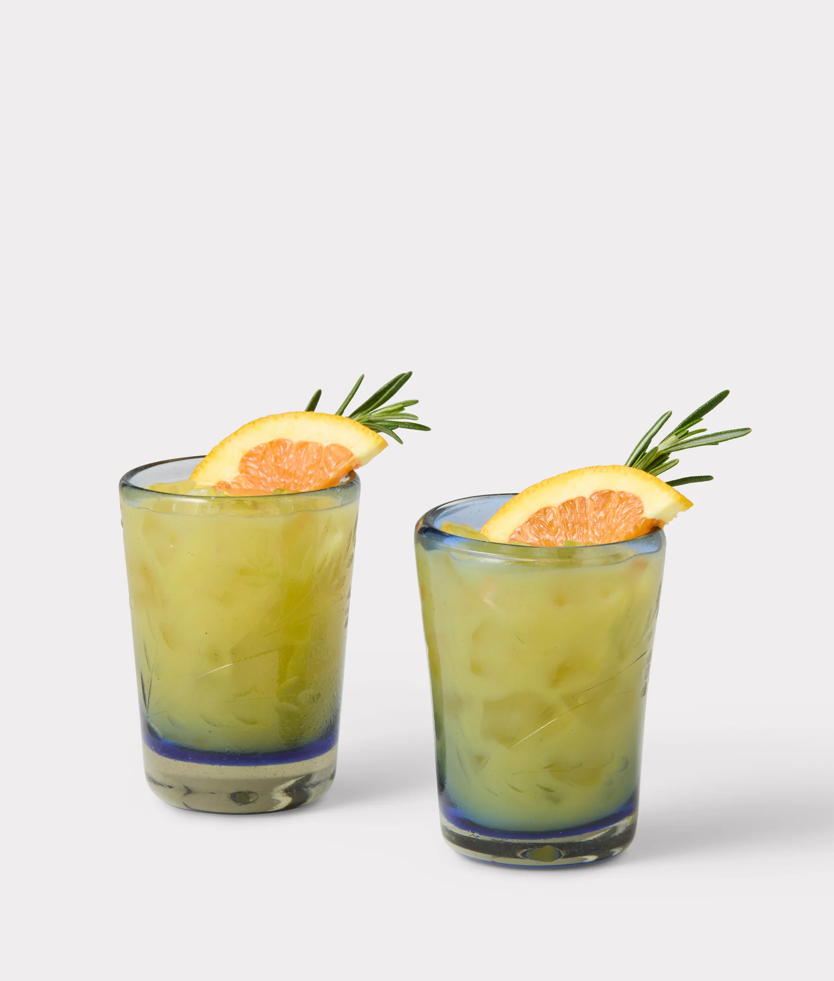 Azalea Drinking Glass :: Blue