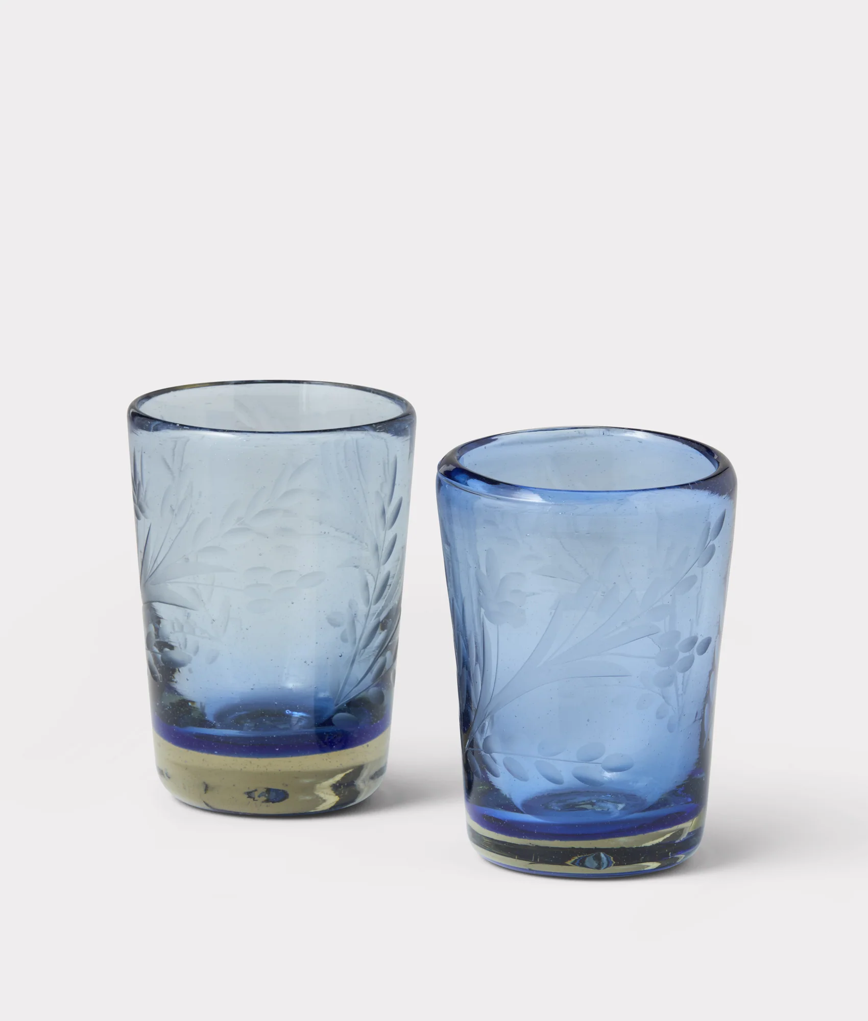 Azalea Drinking Glass :: Blue