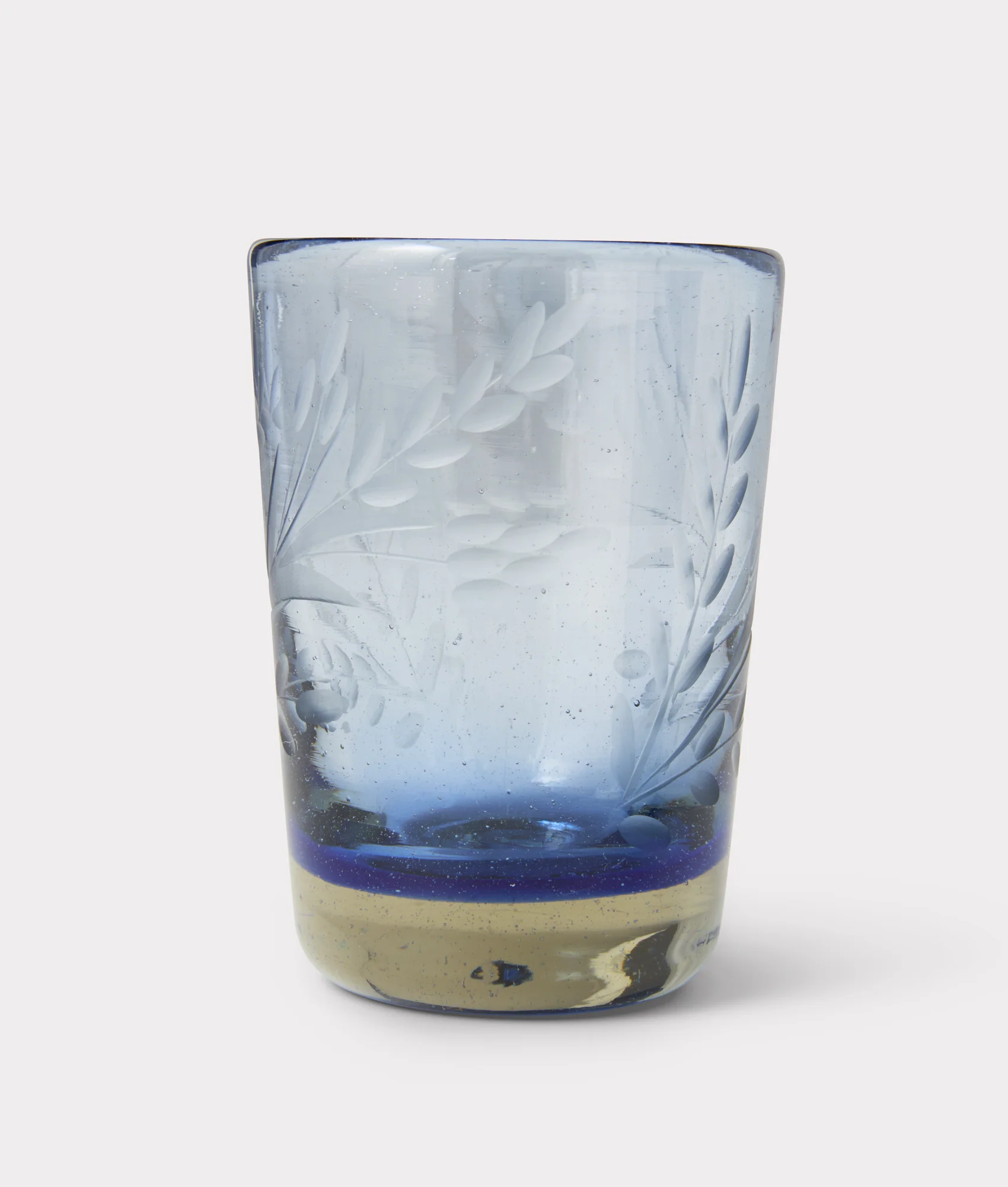 Azalea Drinking Glass :: Blue