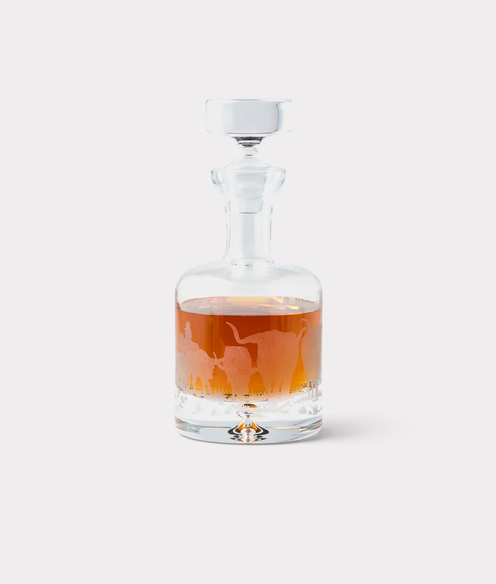 Stampede Decanter :: Crystal