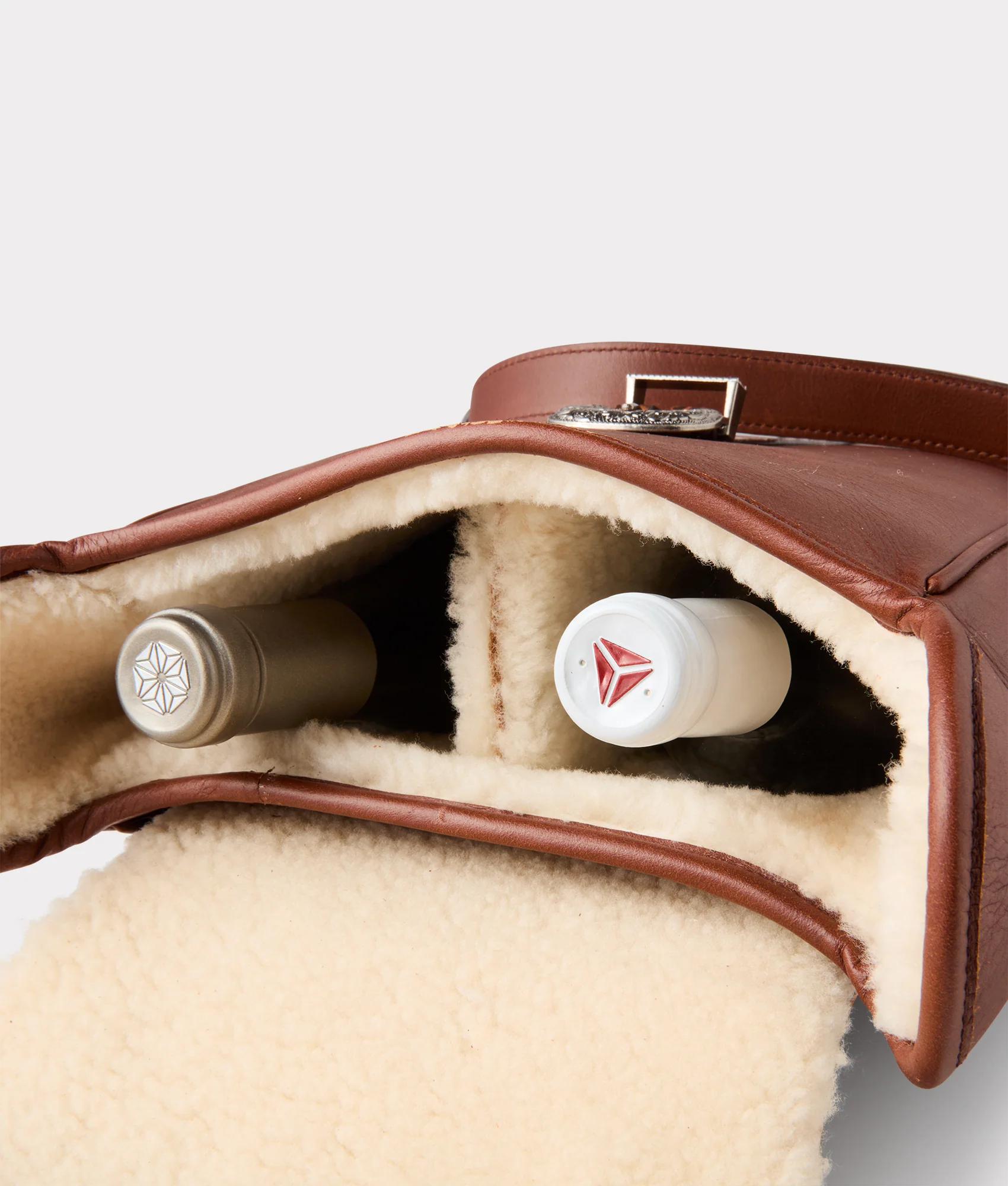 Lucchese x Chappellet Wine Bag :: Tobacco