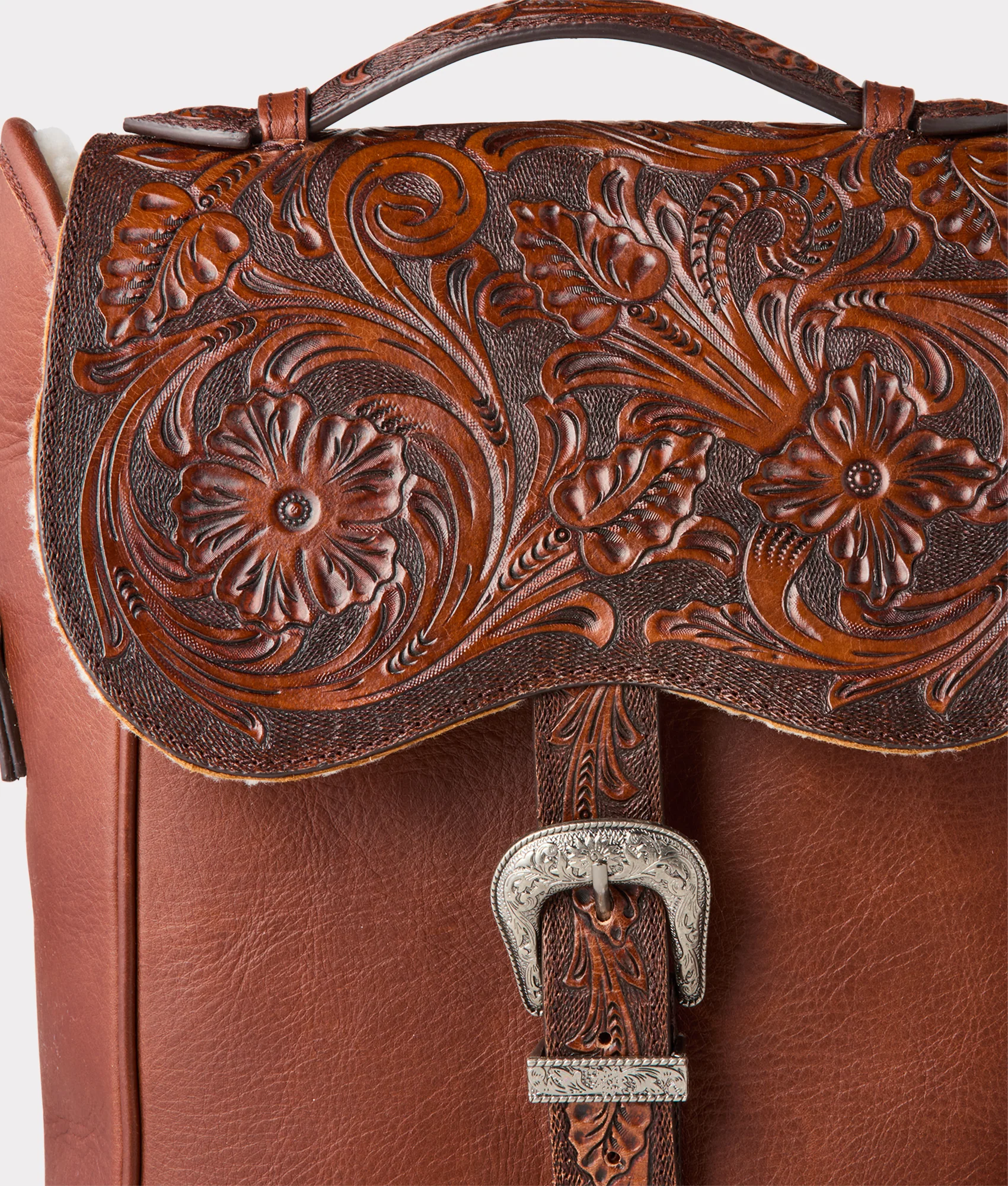Lucchese x Chappellet Wine Bag :: Tobacco