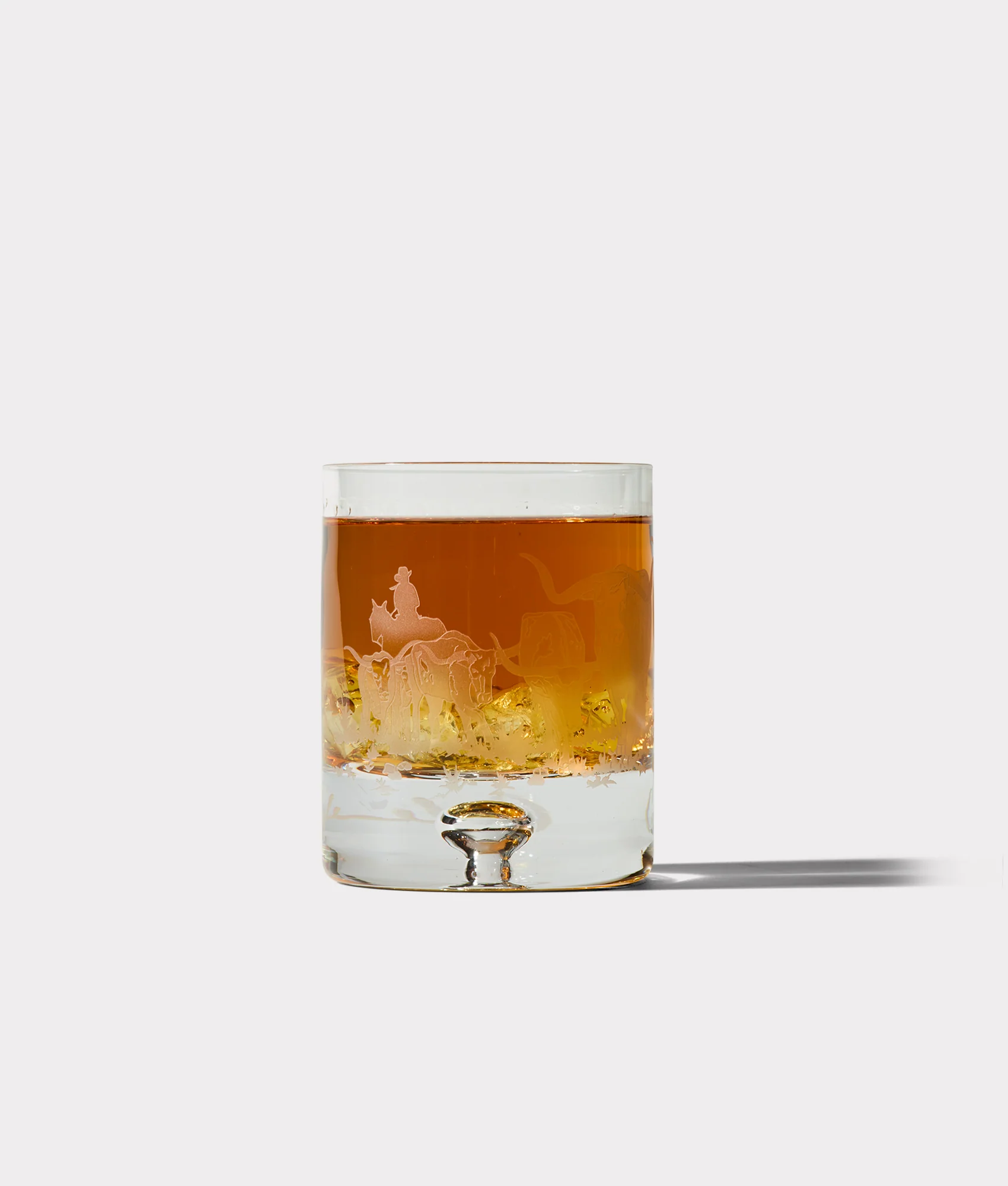 Stampede Whiskey Glasses - Set of Four :: Crystal