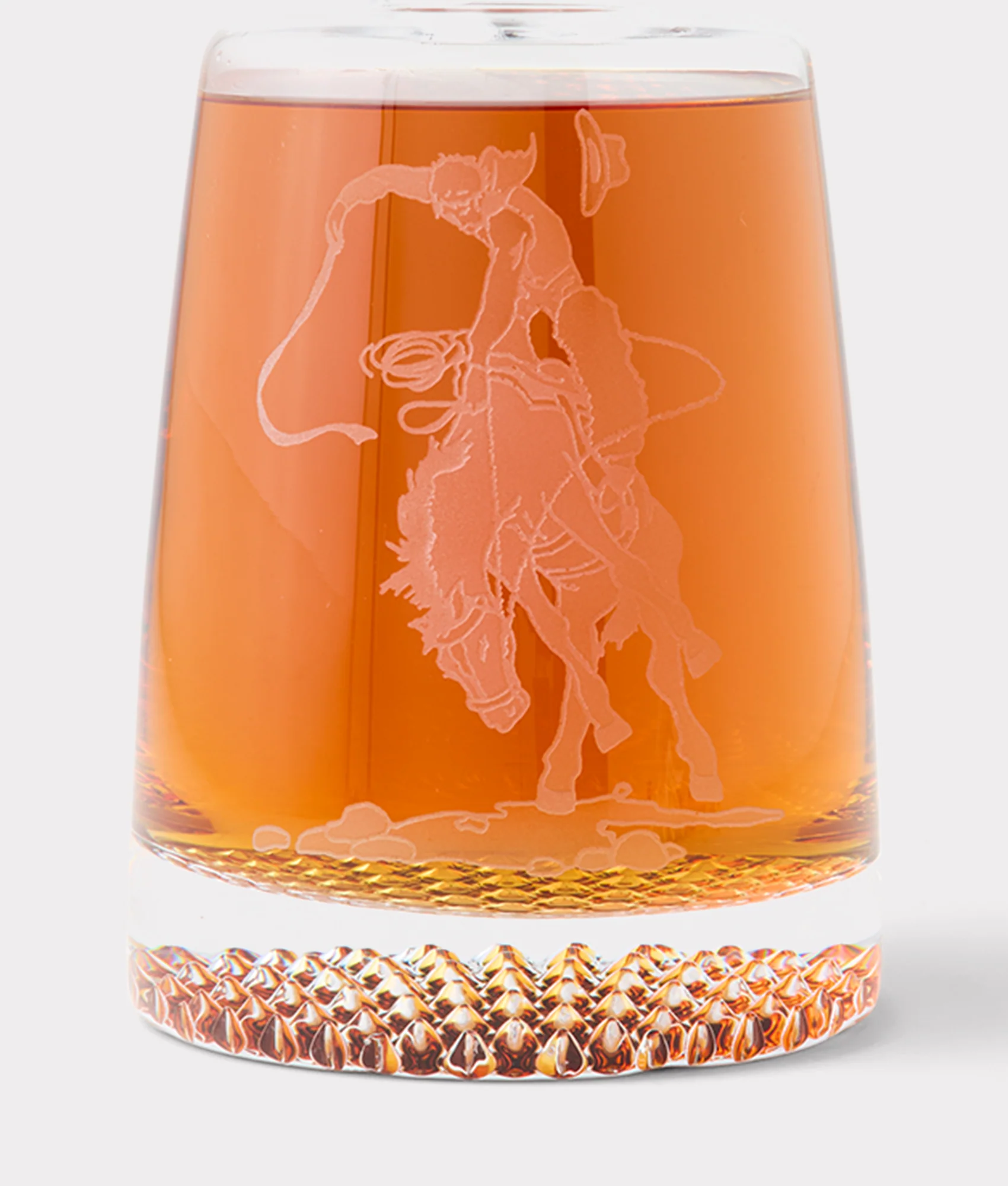 Saddle Bronc Decanter :: Crystal