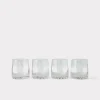 Saddle Bronc Glasses - Set of Four :: White