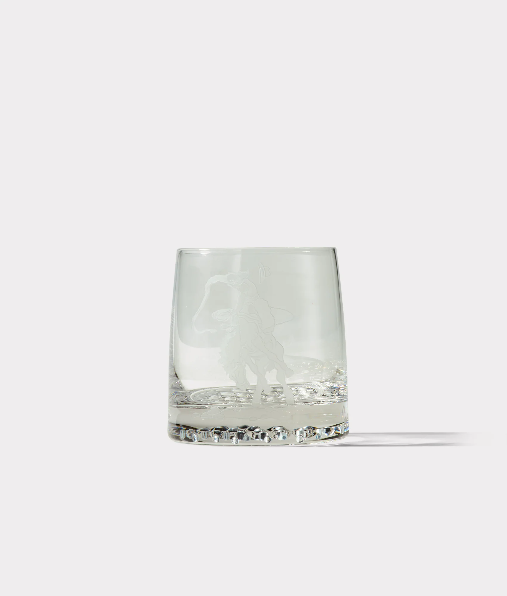 Saddle Bronc Glasses - Set of Four :: White
