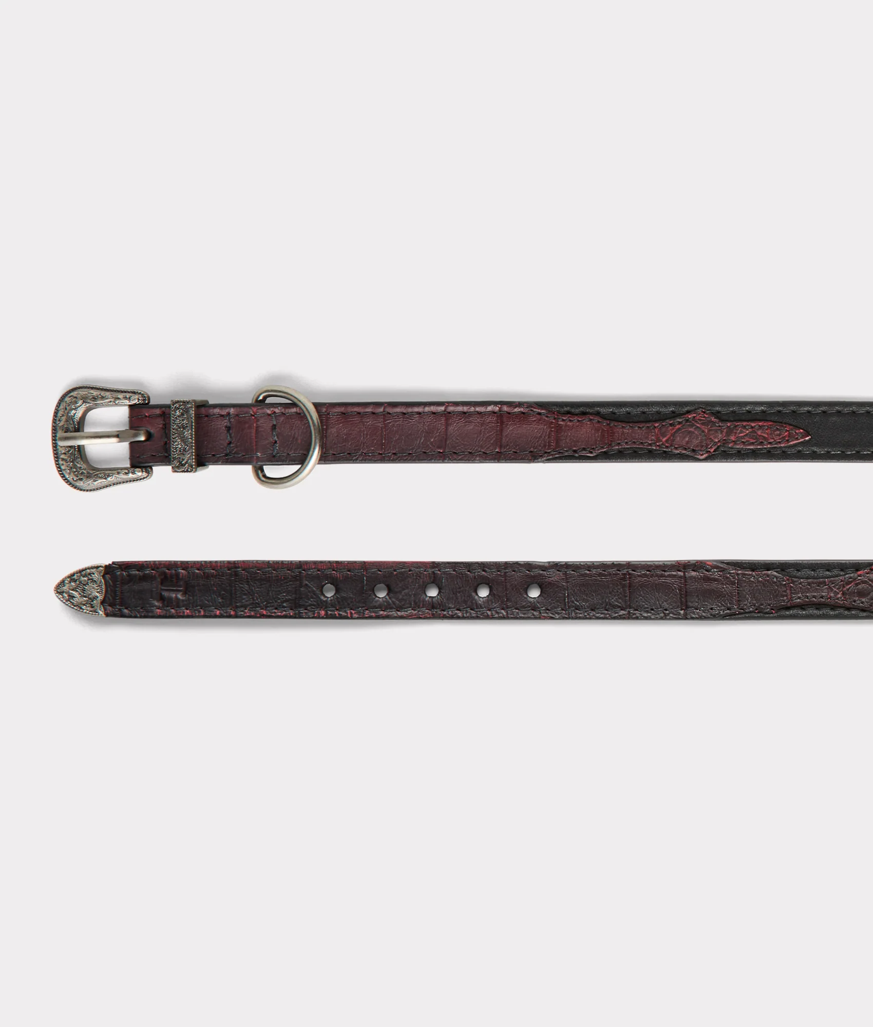 Exotic Dog Collar :: Black Cherry