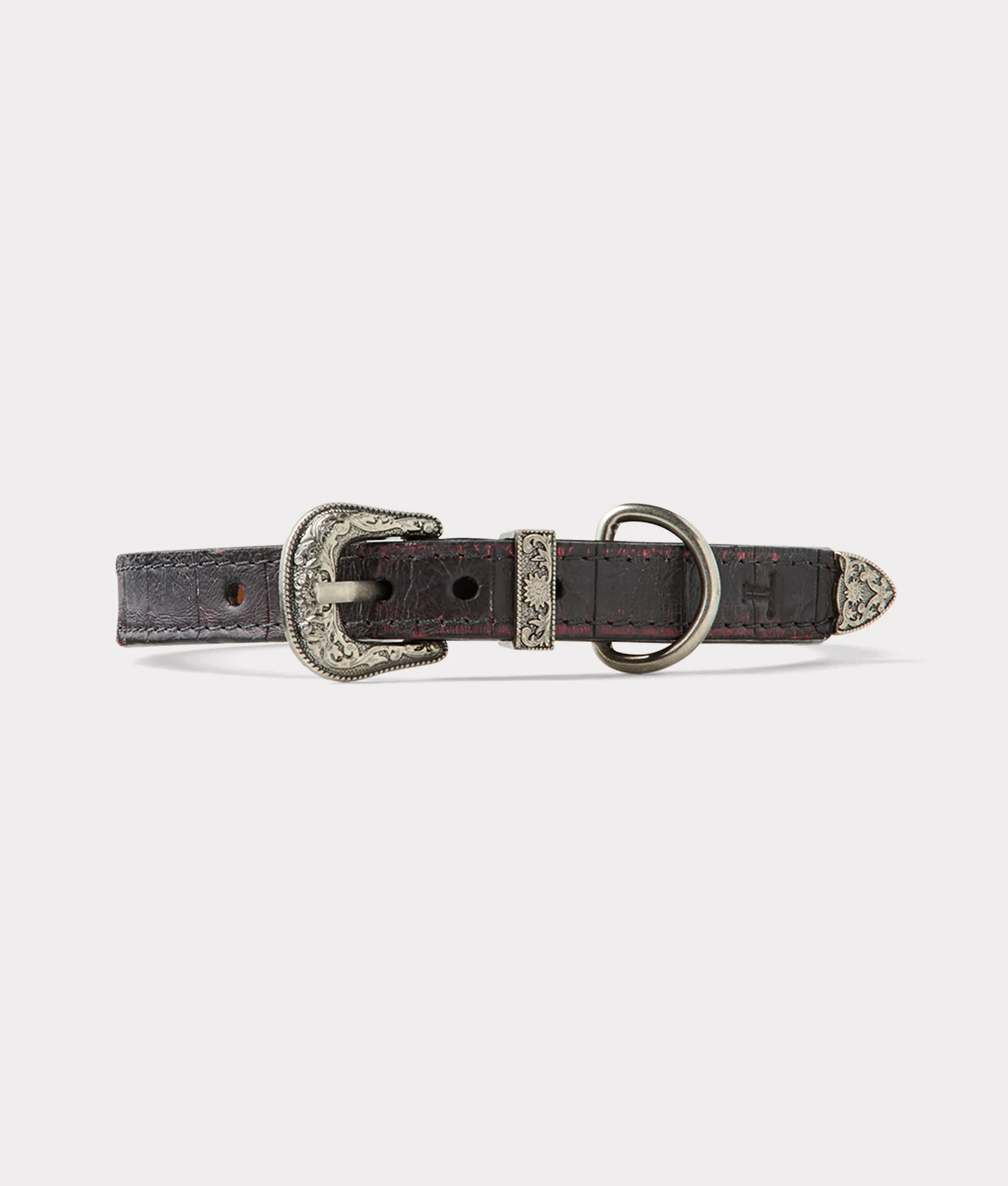 Exotic Dog Collar :: Black Cherry