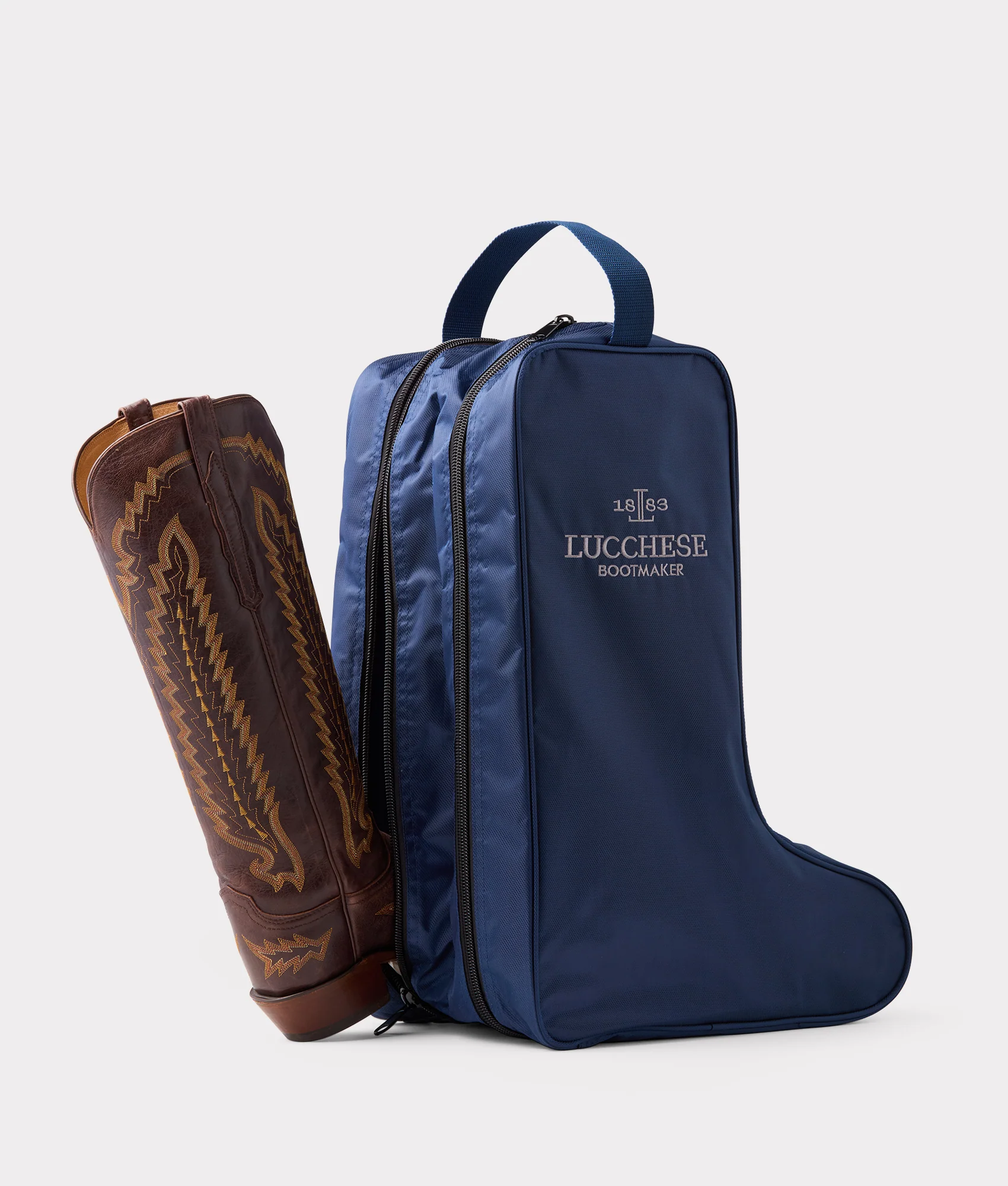 Tall Boot Bag :: Blue
