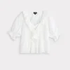 Belle Ruffle Blouse :: White