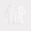 Belle Ruffle Blouse :: White