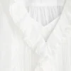 Belle Ruffle Blouse :: White