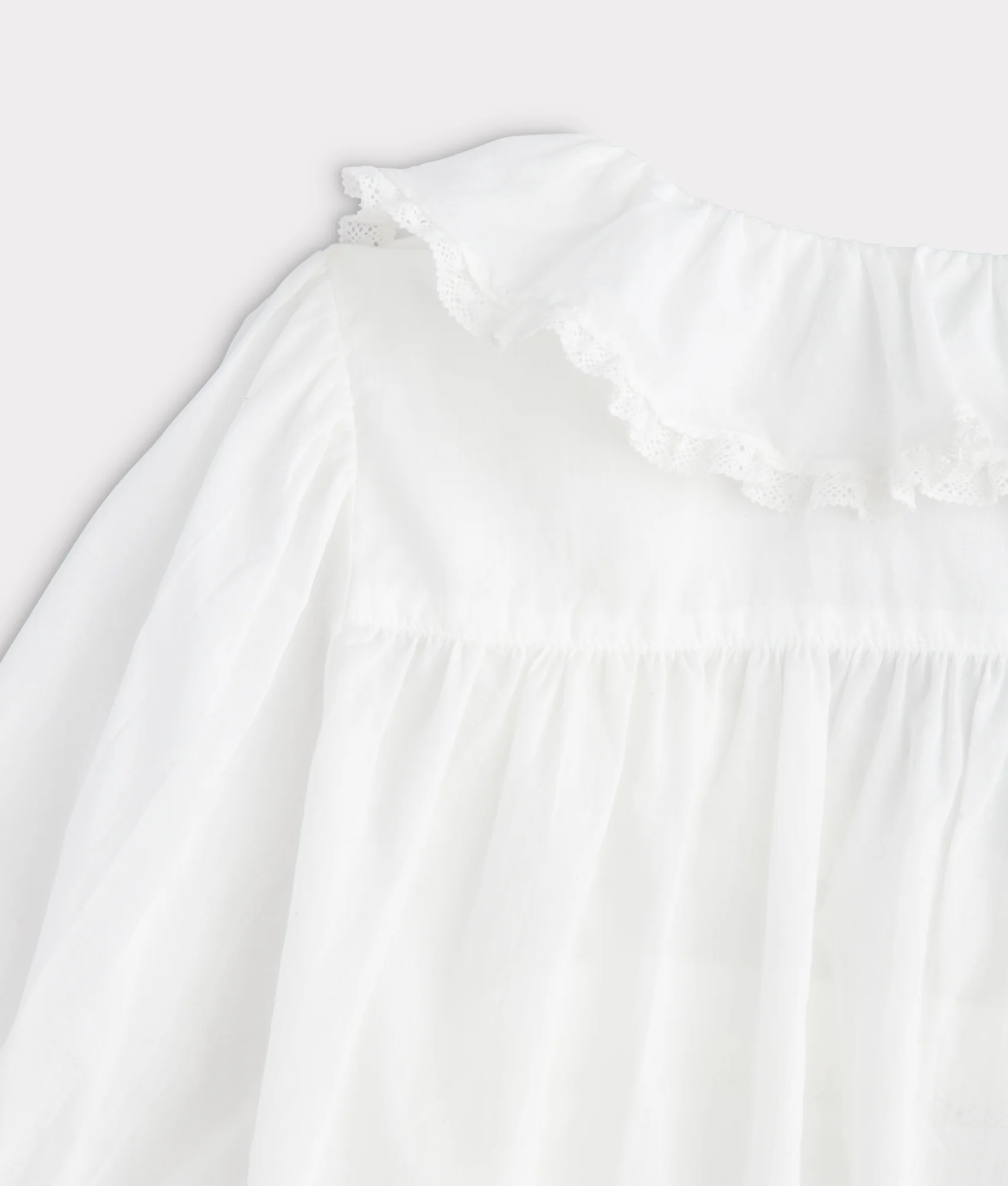 Belle Ruffle Blouse :: White