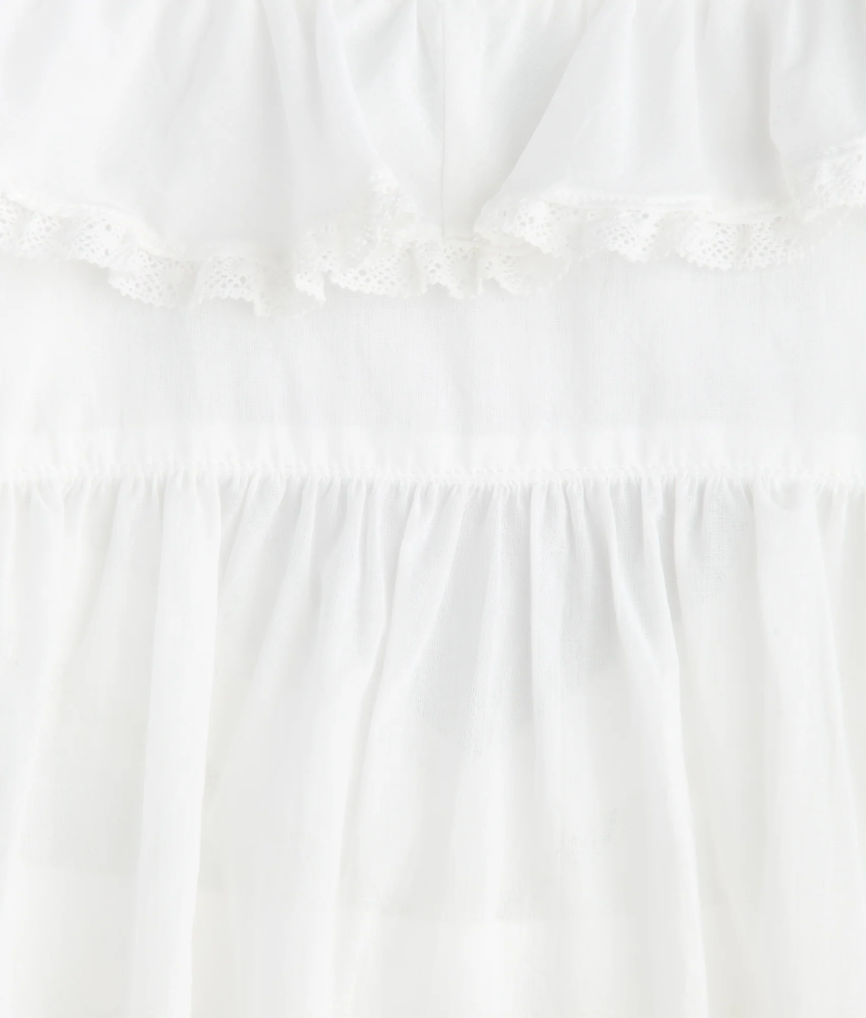 Belle Ruffle Blouse :: White