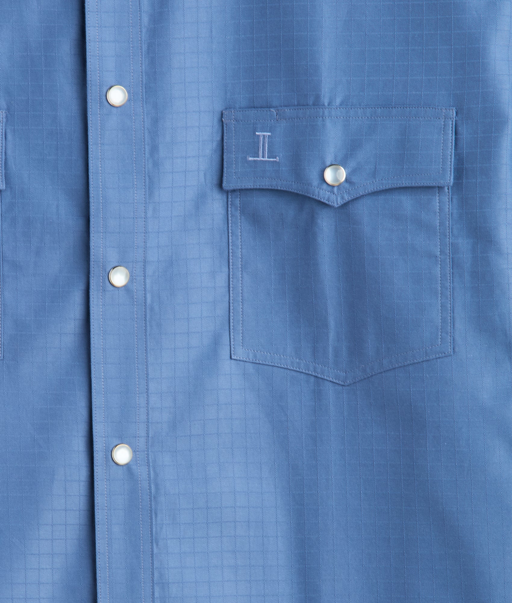 El Paso Square Dobby :: Slate Blue