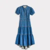 Mason Denim Dress :: Still Water Blue