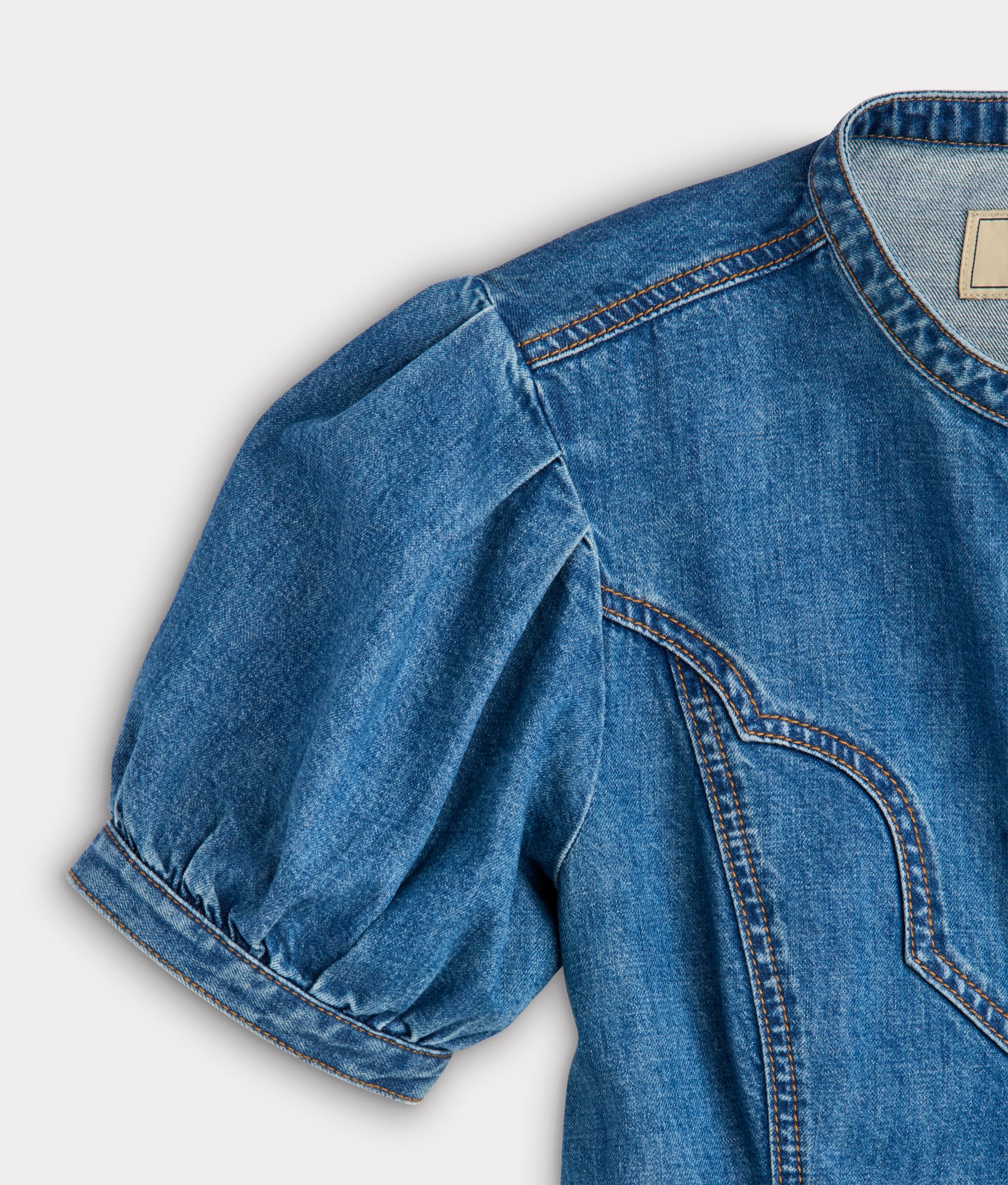 Mason Denim Dress :: Still Water Blue