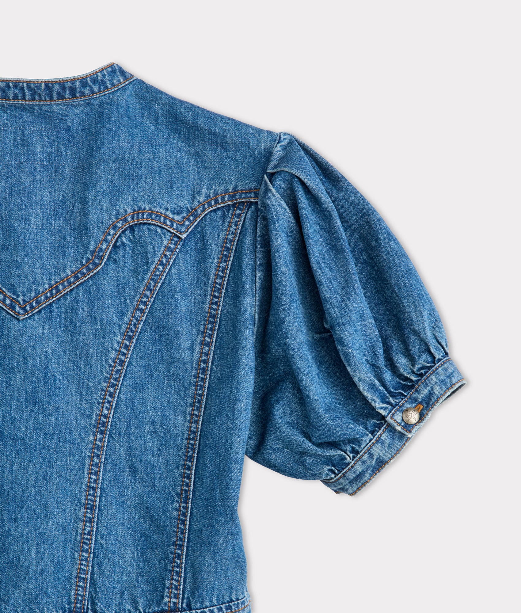 Mason Denim Dress :: Still Water Blue