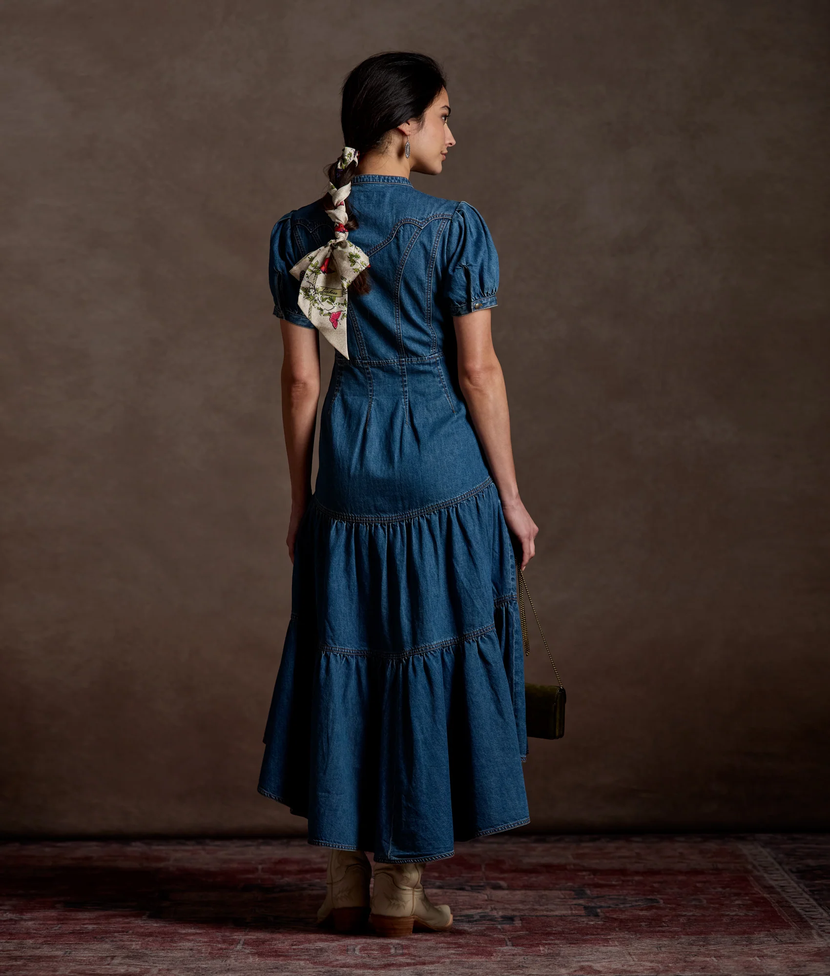 Mason Denim Dress :: Still Water Blue