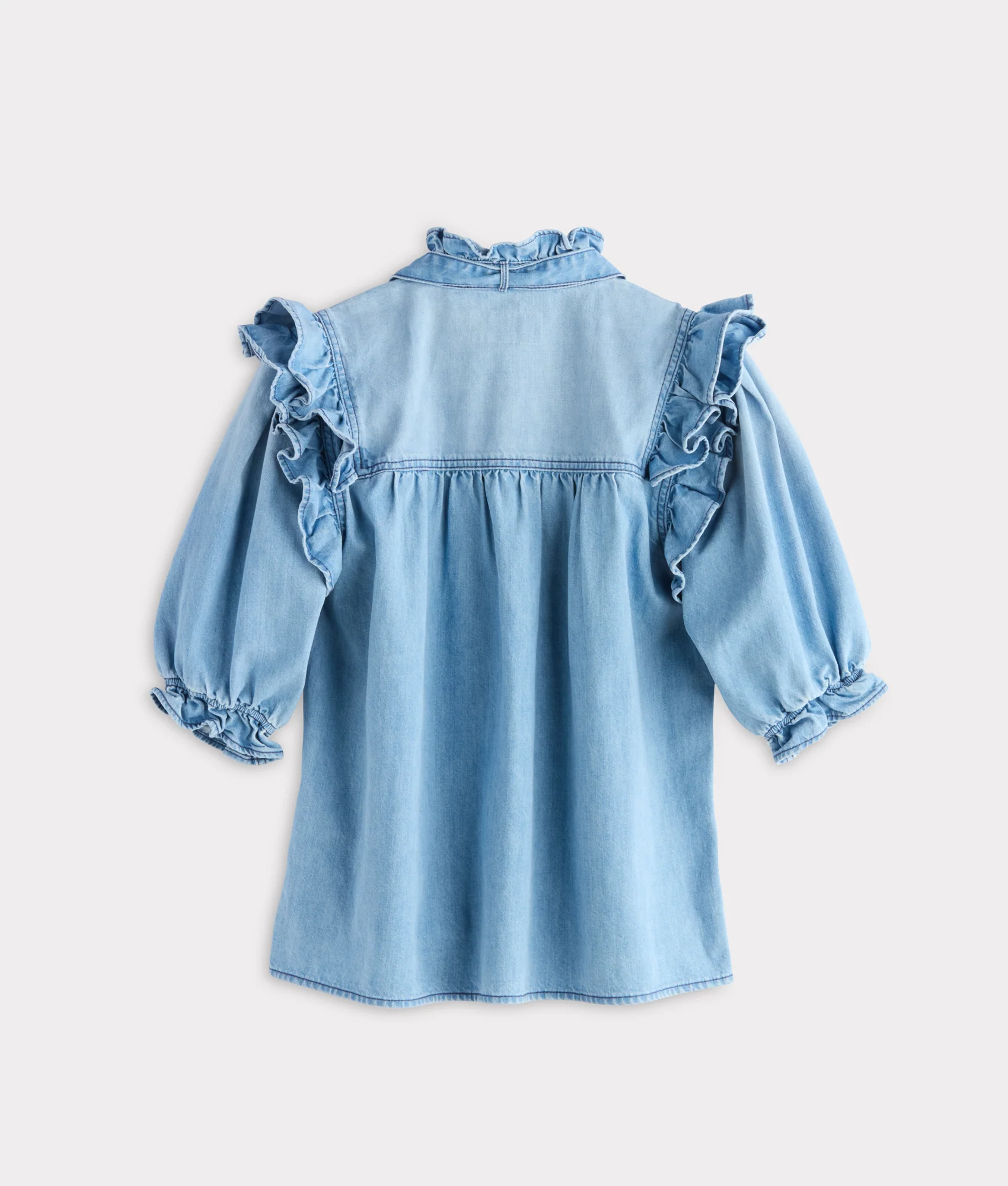 Corlee Denim Blouse :: Blue Bird
