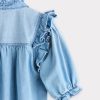 Corlee Denim Blouse :: Blue Bird