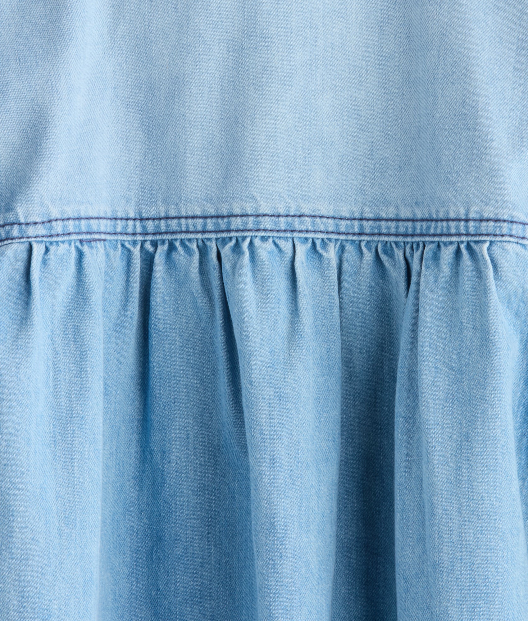 Corlee Denim Blouse :: Blue Bird