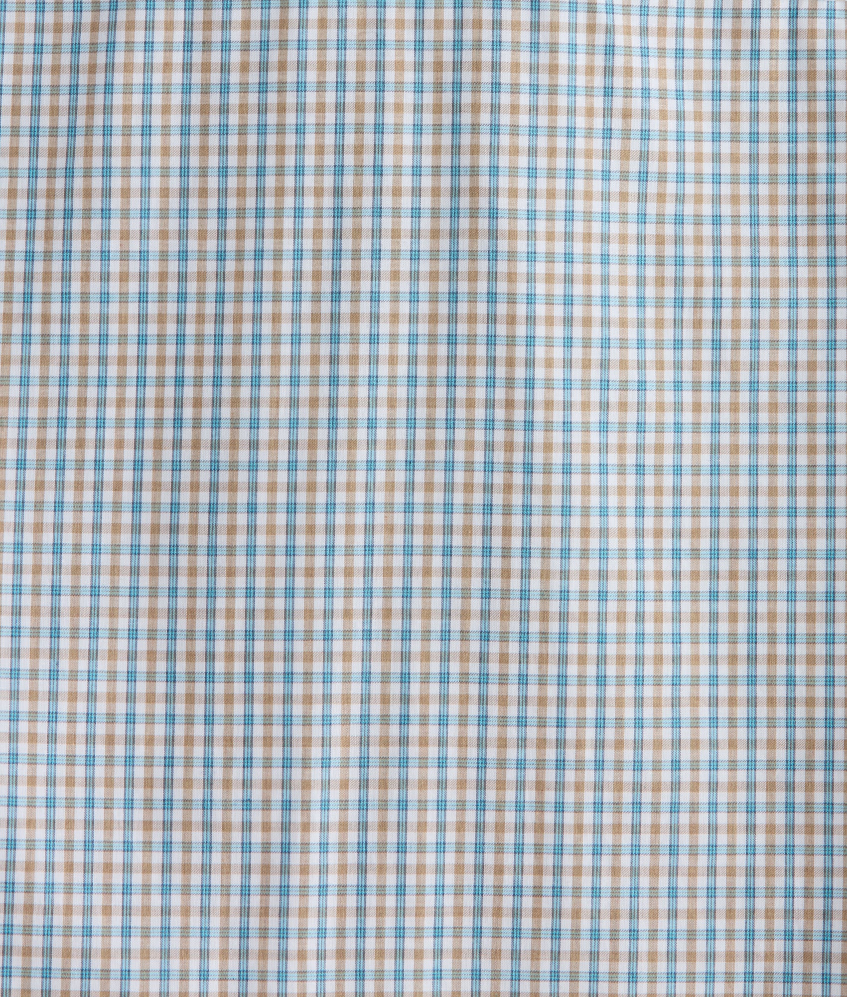 El Paso Tailored Fit :: Tan And Turquoise Check
