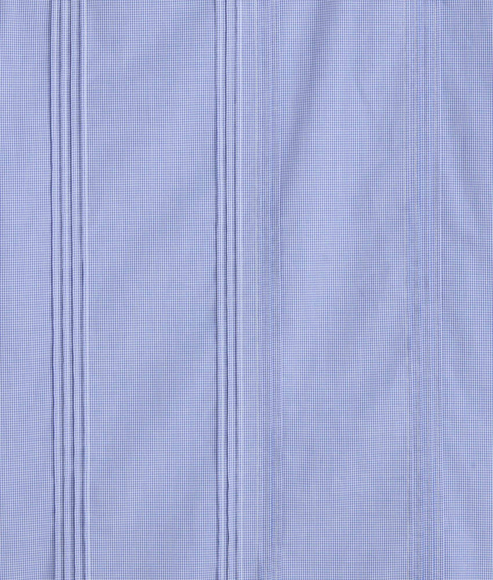 Guayabera Shirt :: Light Blue And White Gingham
