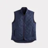 Jameson Quilted Vest :: Navy