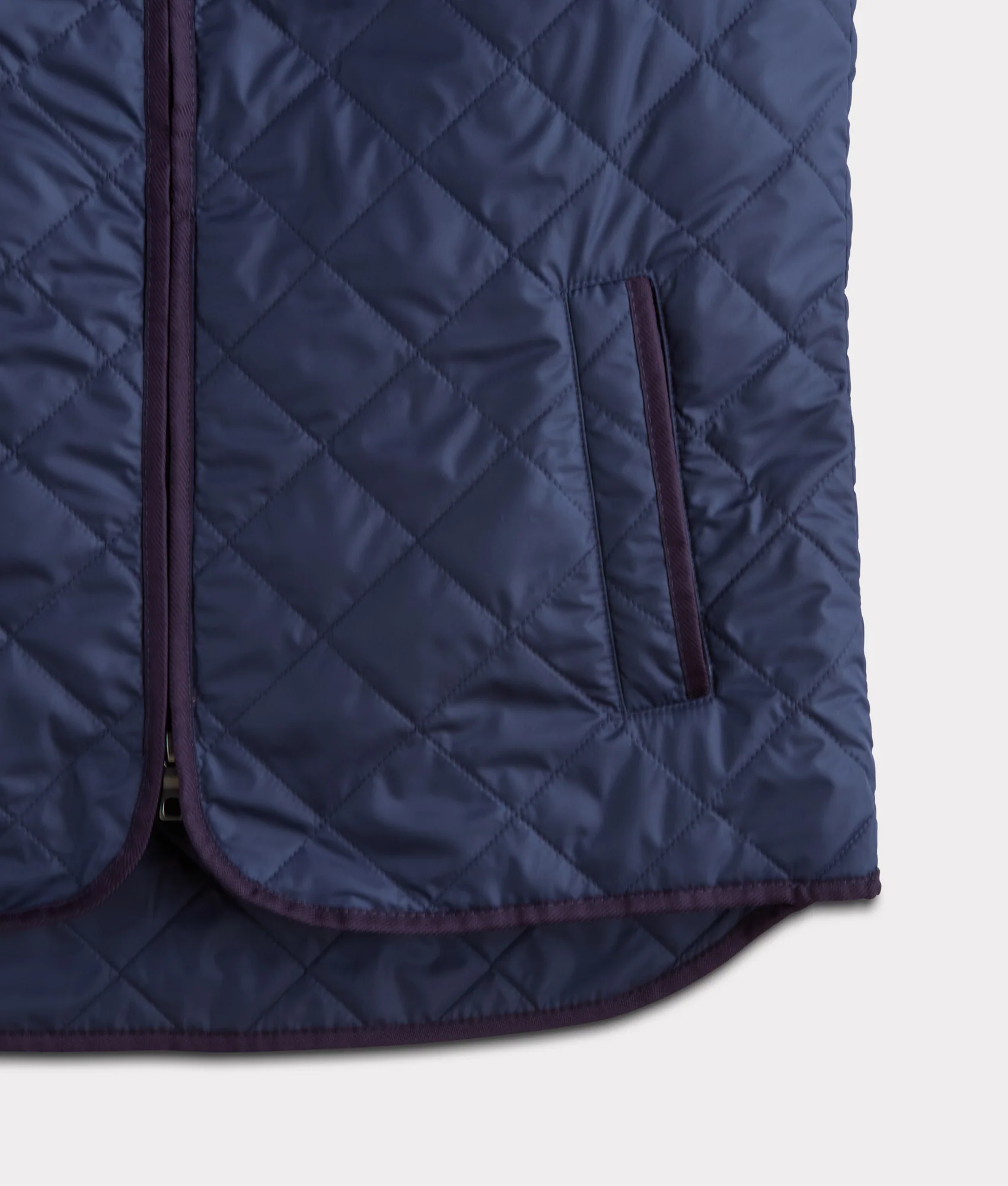 Jameson Quilted Vest :: Navy