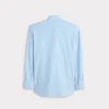 San Antonio Cowboy Fit :: Sky Blue Square Dobby