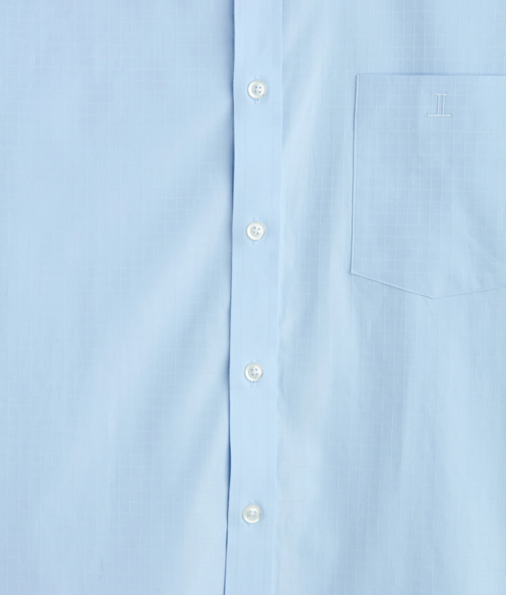 San Antonio Cowboy Fit :: Sky Blue Square Dobby