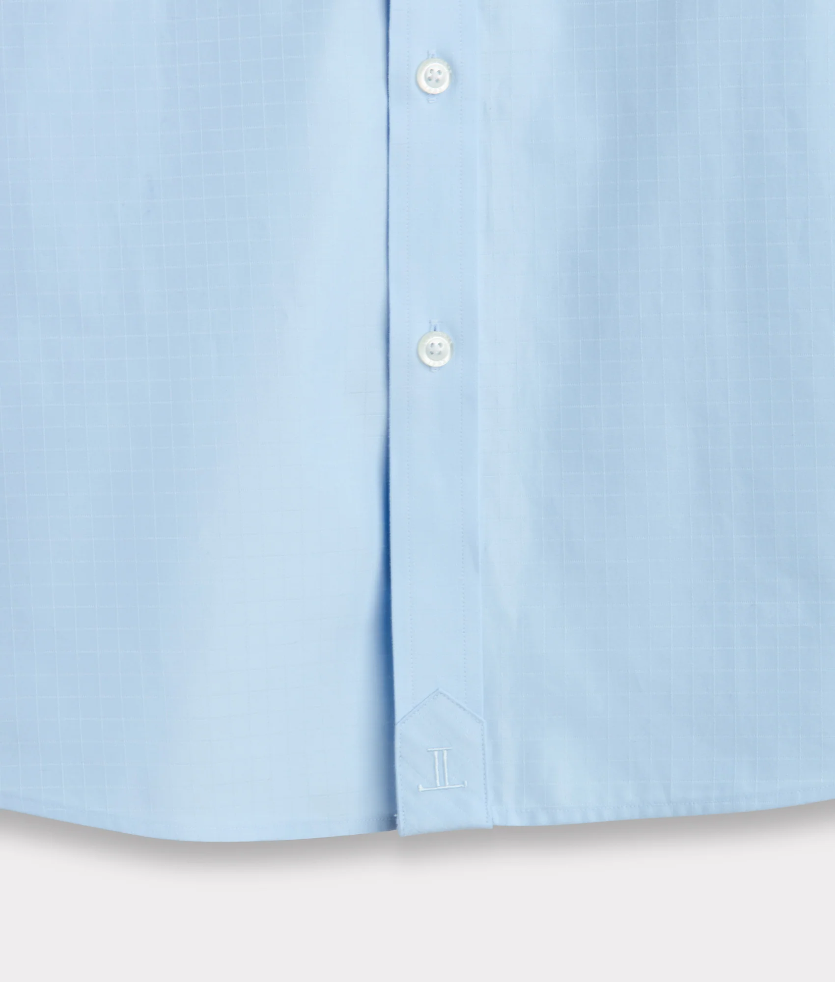 San Antonio Cowboy Fit :: Sky Blue Square Dobby