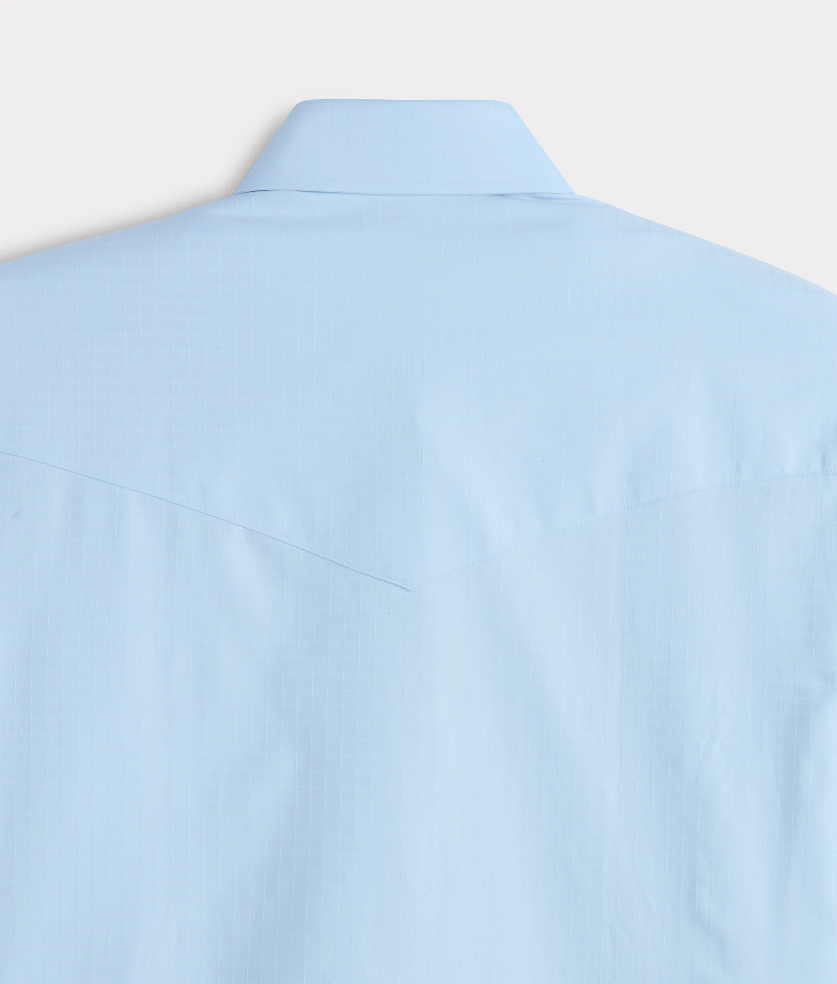 San Antonio Cowboy Fit :: Sky Blue Square Dobby